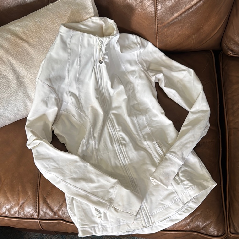 90 Degree By Reflex White Jacket Tailored Fit